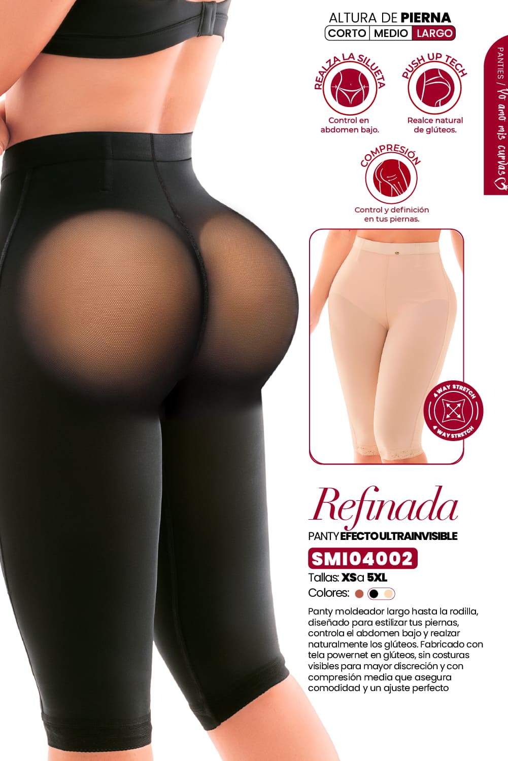 Panty Ultrainvisible SMI04002 – Refinada con realce natural.