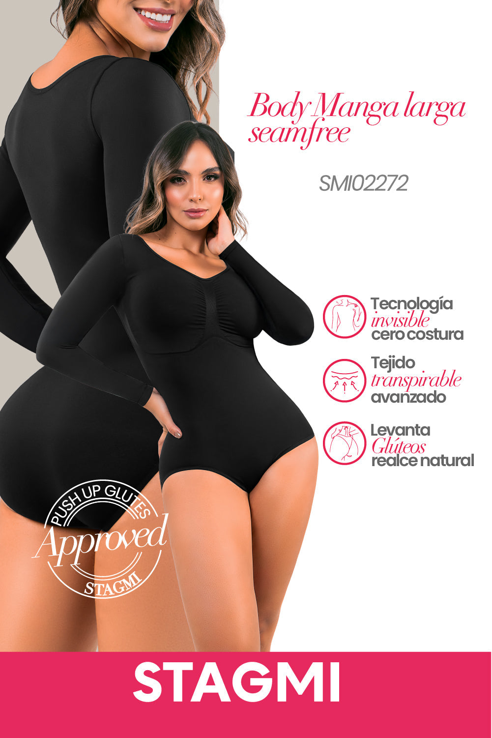 Body Seamfree manga larga SMI02272