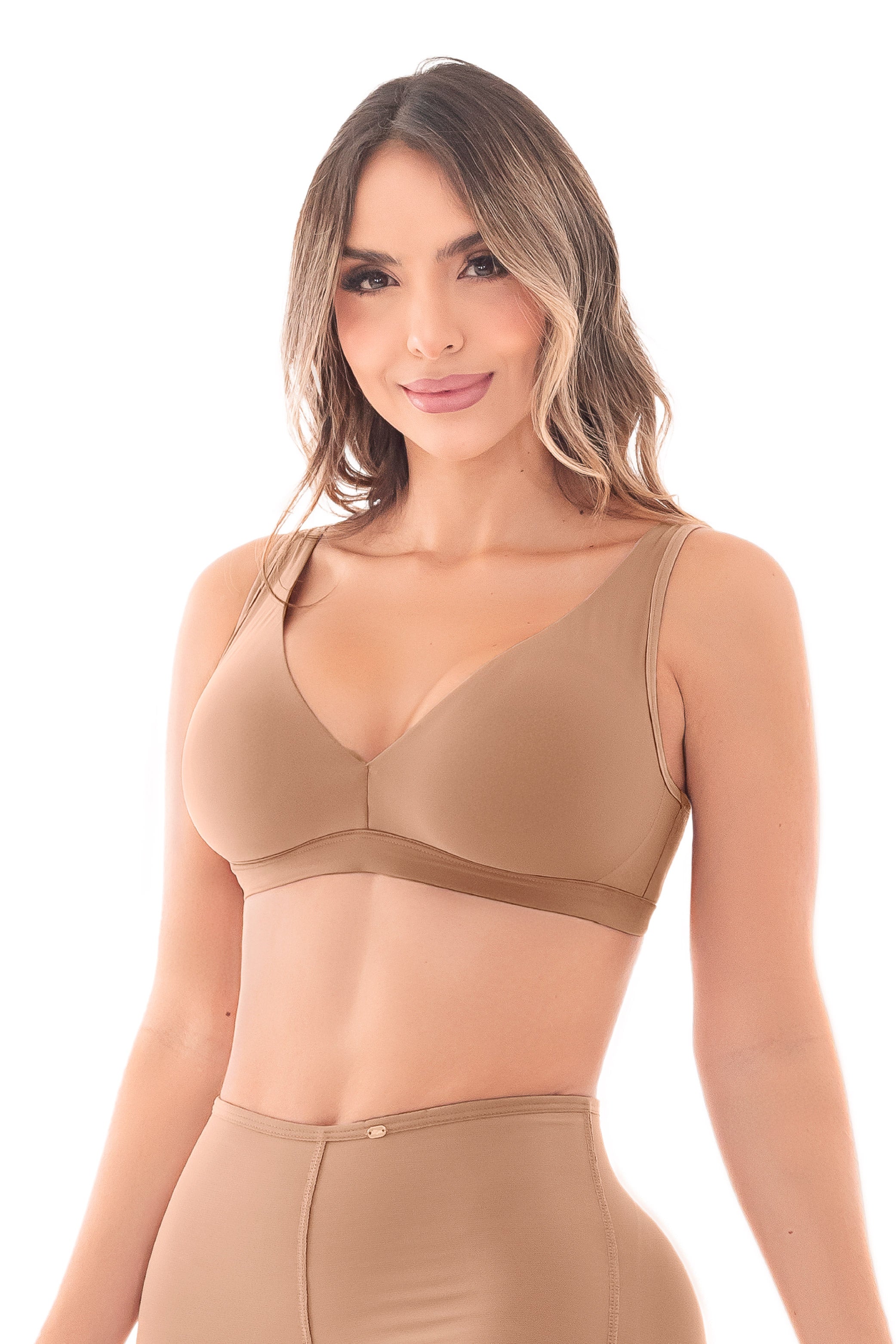 bralette sin costuras que no se marca
bralette con push up y soporte
bralette cómodo para uso diario
ropa interior sin varillas y con ajuste suave
bralette transpirable y liviano