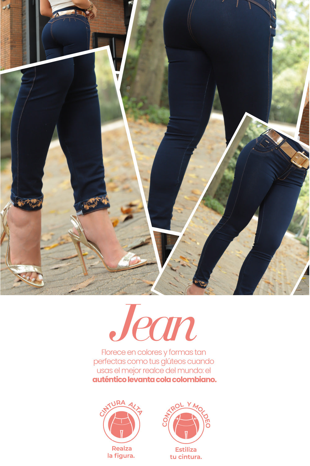 jean push up, jean moldeador, jean levanta cola, jeans colombianos para mujer, jean cintura alta, jeans efecto push up