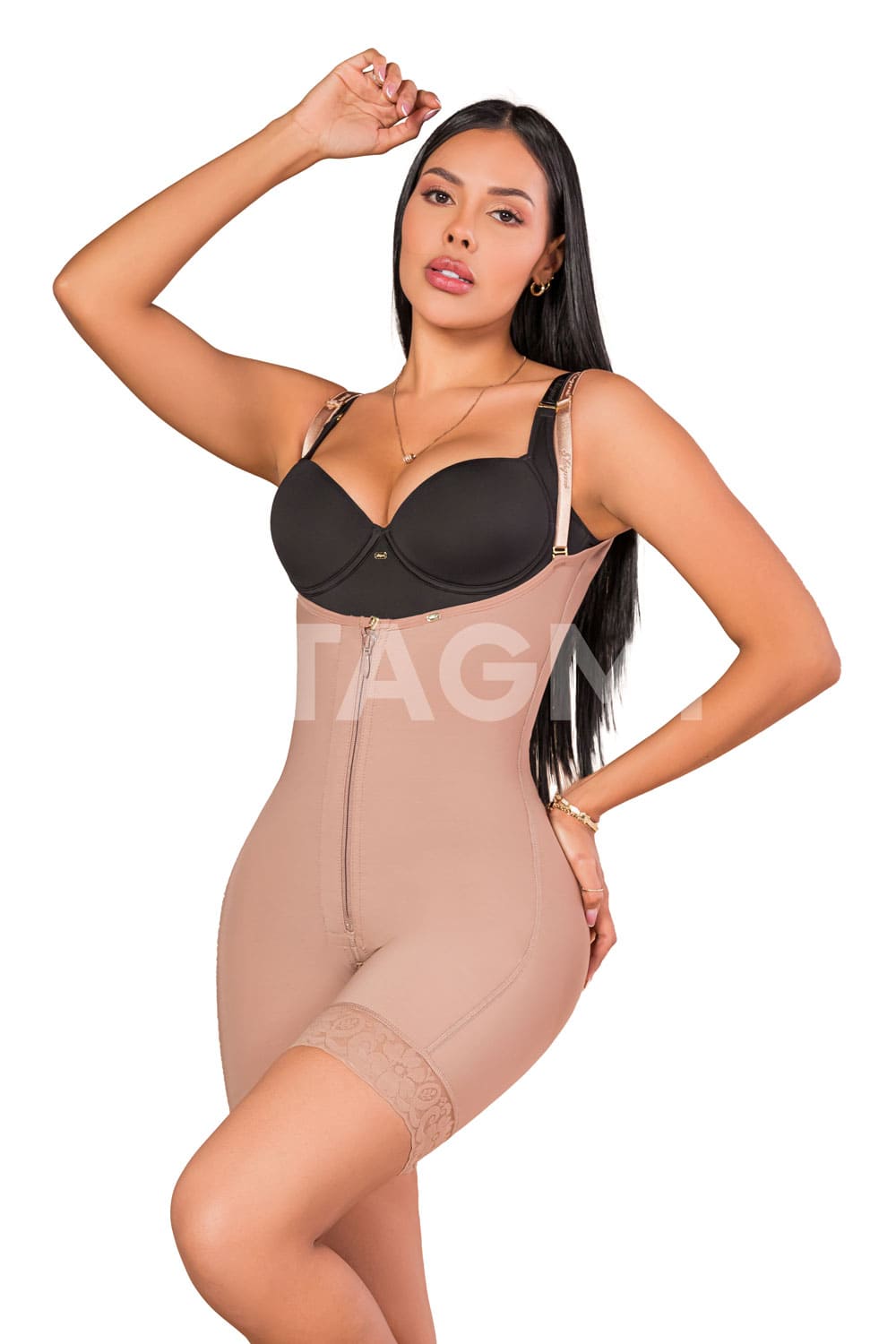 Faja Ultrainvisible SMI7089-1 La Esbelta – Media pierna, soporte removible y efecto lifting natural.