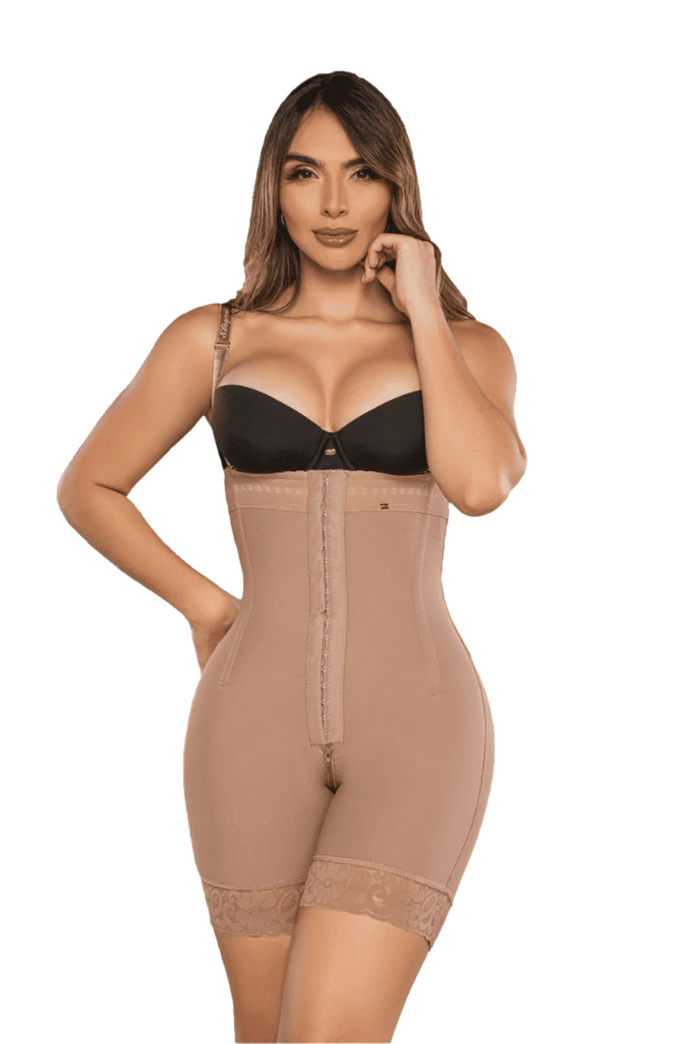 Faja Estrape Efecto Lipo Triplerealce con 5 Varillas SMI7144 STAGMI.