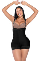 Faja Ultrainvisible strapless Stagmi SMI7151 con cierre frontal, soporte lateral y realce de glúteos – Tanga incluida y cierre perineal