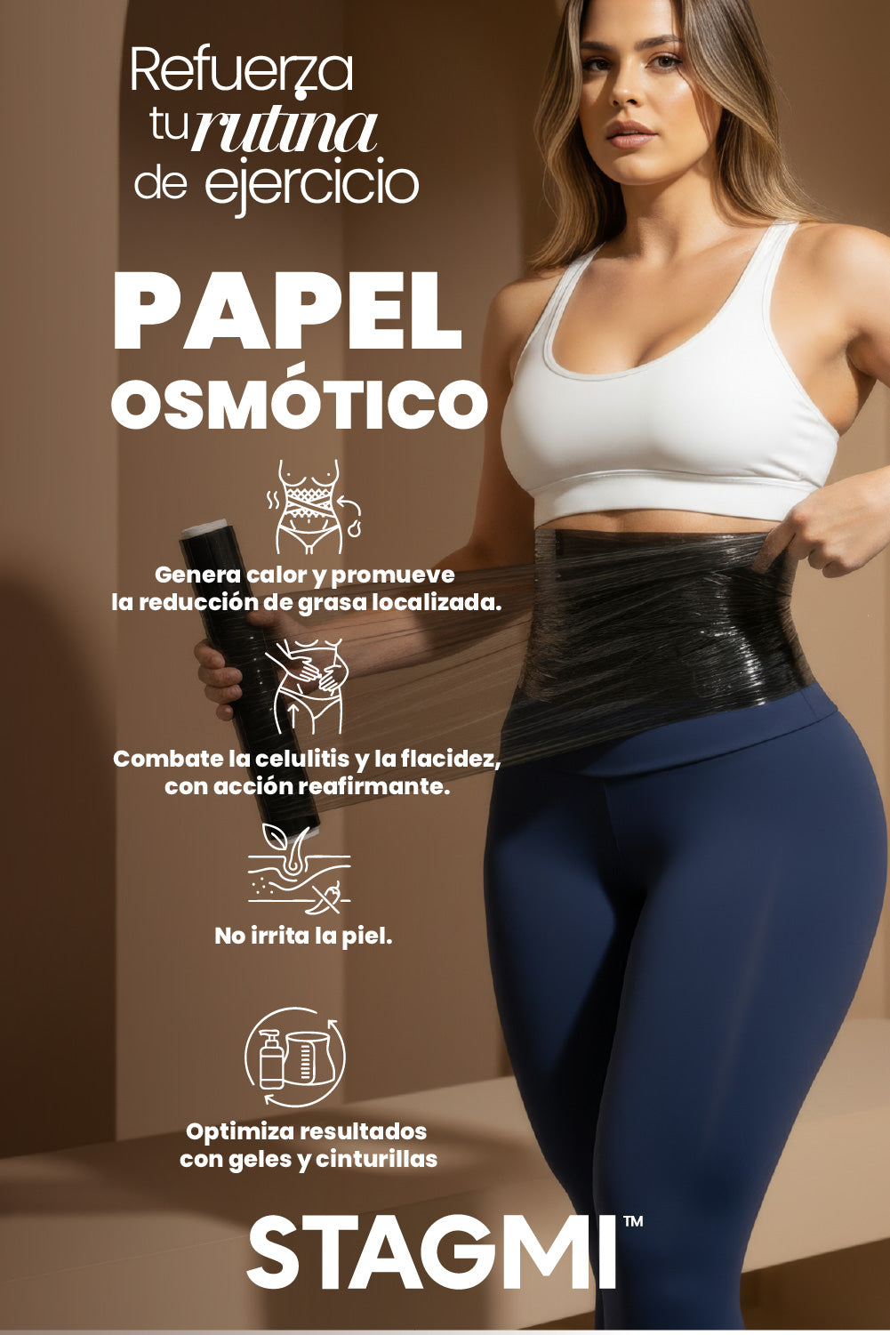 • Papel osmótico efecto térmico reductor para cuerpo
• Envoltura corporal con papel osmótico y gel caliente
• Papel osmótico para tratamientos reductores en casa
• Rollos de papel plástico osmótico para estética corporal
• Potenciador térmico para modelación corporal y masajes