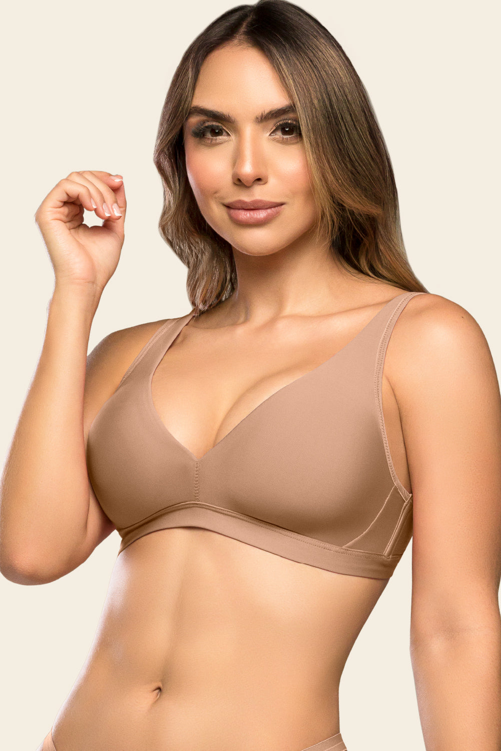 Conjunto bralette y tanga para mujer en USA, ropa interior cómoda
Pantys que realzan y bralette ligero, set íntimo femenino versátil

