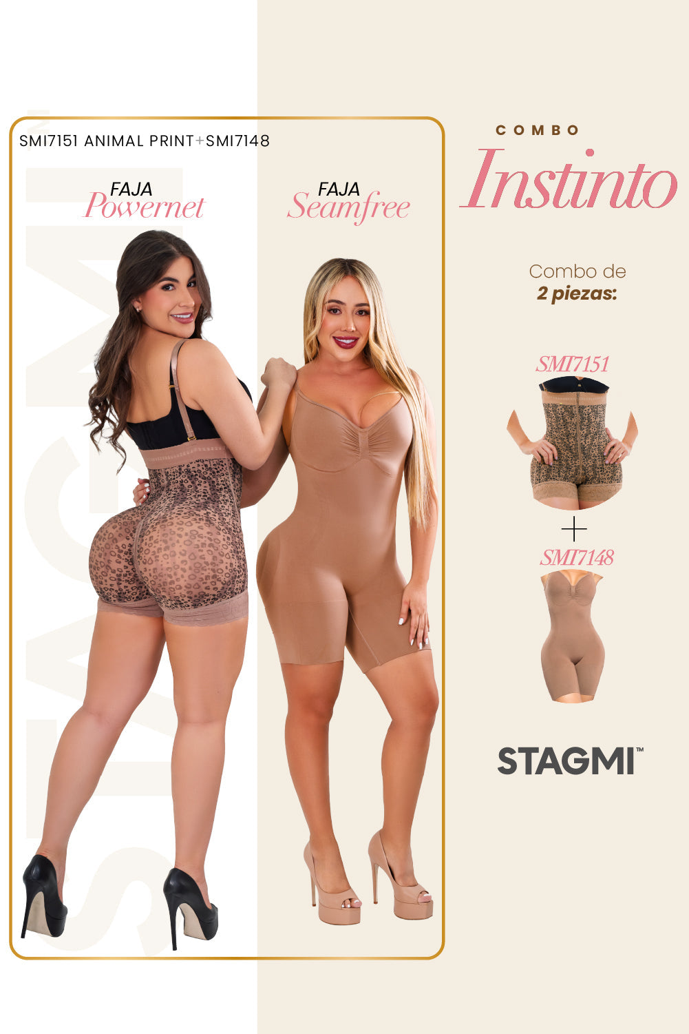 Body faja invisible para mujer con compresión y efecto lifting
Comprar body invisible y faja animal print triple realce mujer
