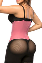 Cinturilla de compresión pink edición limitada con 4 niveles de ajuste y efecto reloj de arena