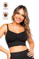 Top Seamless SMI03048 Stagmi sin costuras con efecto push up, soporte de busto y ajuste invisible – Ideal para interior o exterior