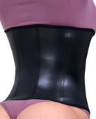 Faja tipo cinturilla negra compresión alta abdomen.
- Waist trainer látex negro moldeador con soporte lumbar.
- Cinturilla reductora de medidas para mujer con ajuste frontal.