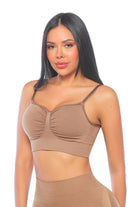 Top Seamless SMI03048 Stagmi sin costuras con efecto push up, soporte de busto y ajuste invisible – Ideal para interior o exterior