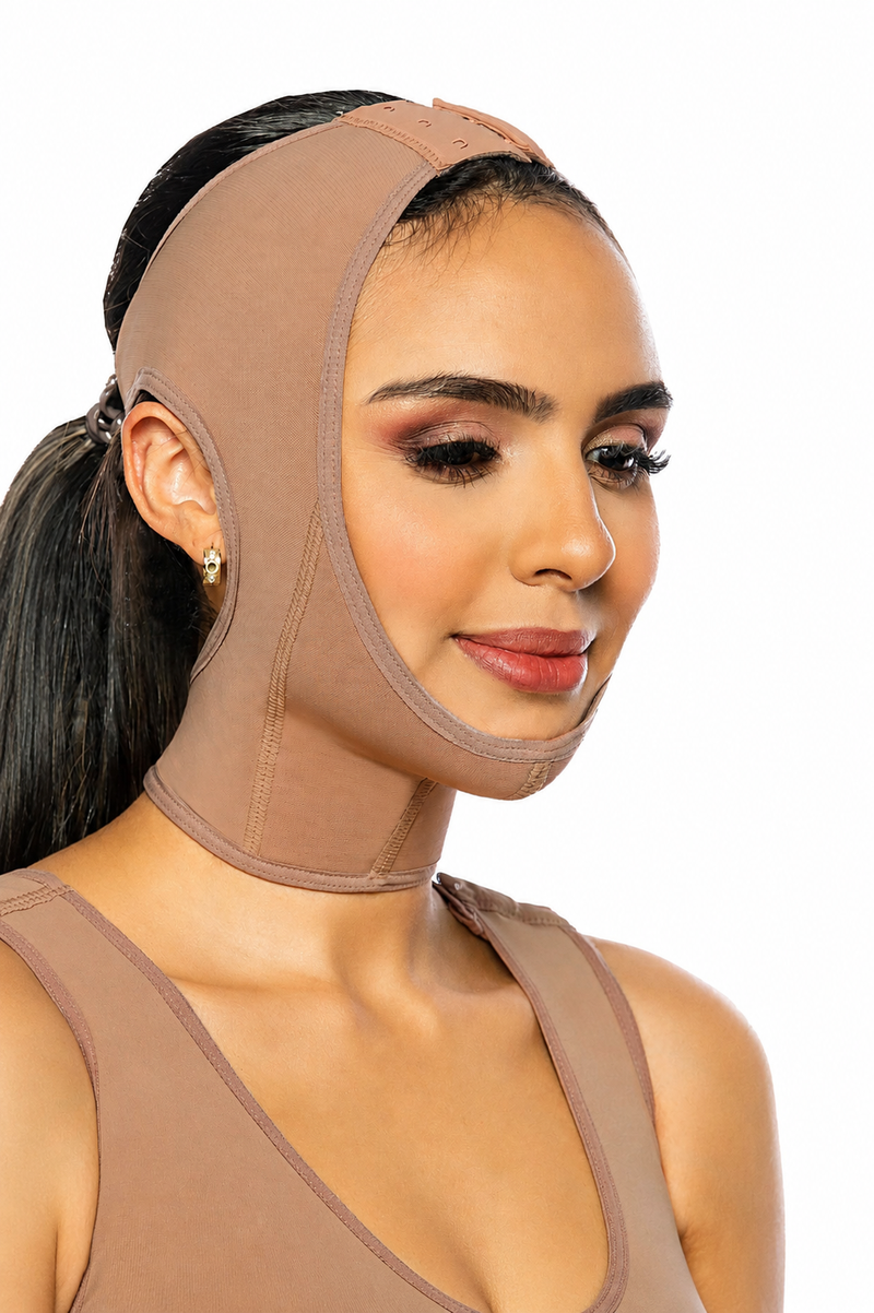 Faja Facial Postquirúrgica de Compresión Media - SMI03036