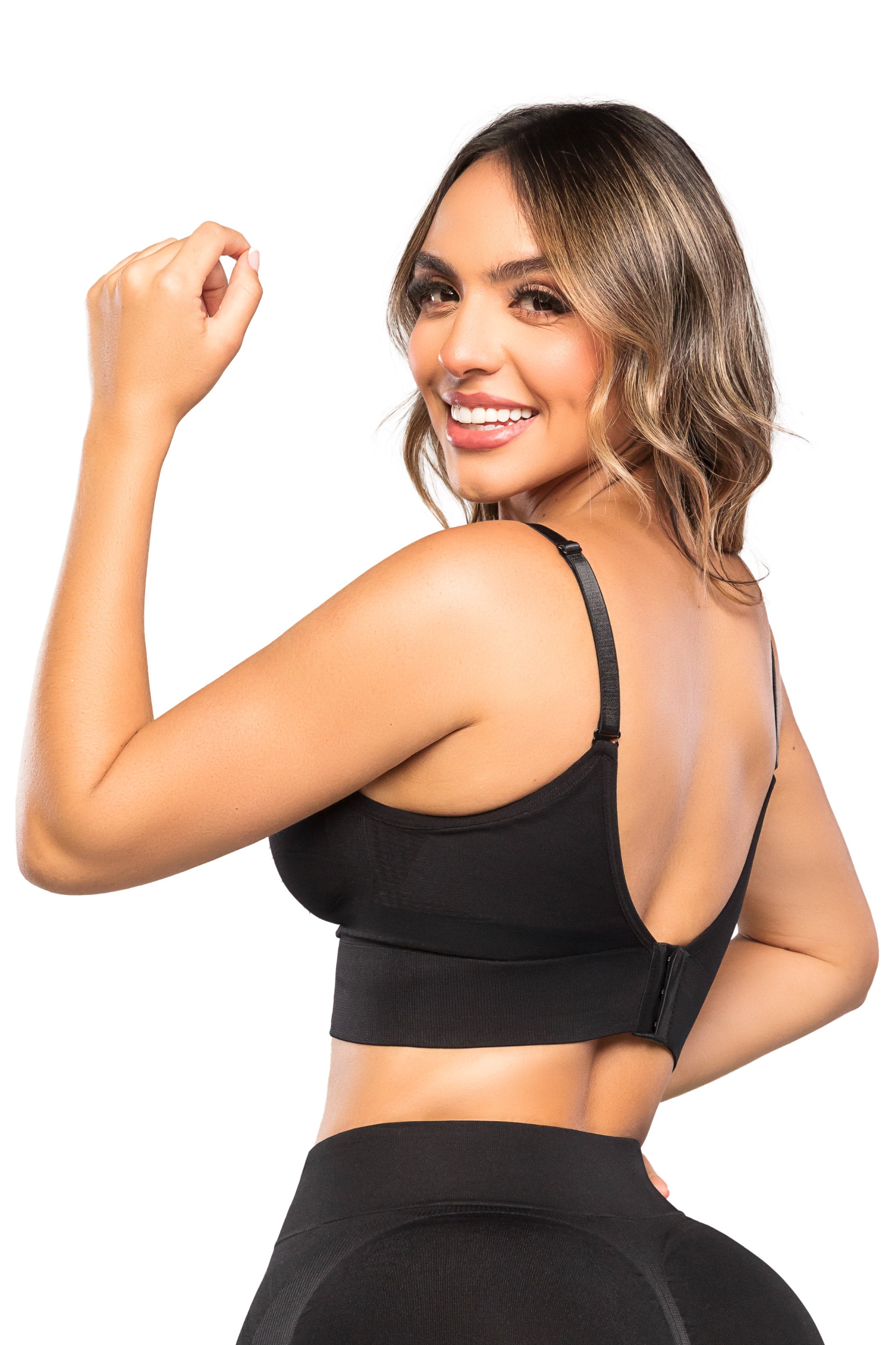 Top Seamless SMI03048 Stagmi sin costuras con efecto push up, soporte de busto y ajuste invisible – Ideal para interior o exterior