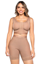 '- Panty Ultrainvisible SMI04029 media pierna con encaje siliconado
- Vista lateral del panty Seamfree con ajuste natural y resorte en cintura
- Detalle de realce natural y transformación textil en panty SMI04029
