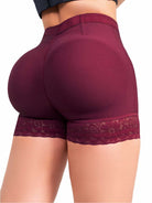 Panty Cachetero Moldeador SMI04084 con Encaje y Compresión Media