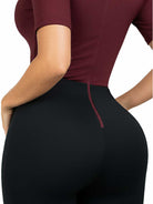 Enterizo Moldeador Bota Ancha SMI05021 con Faja Interna y Escote en V