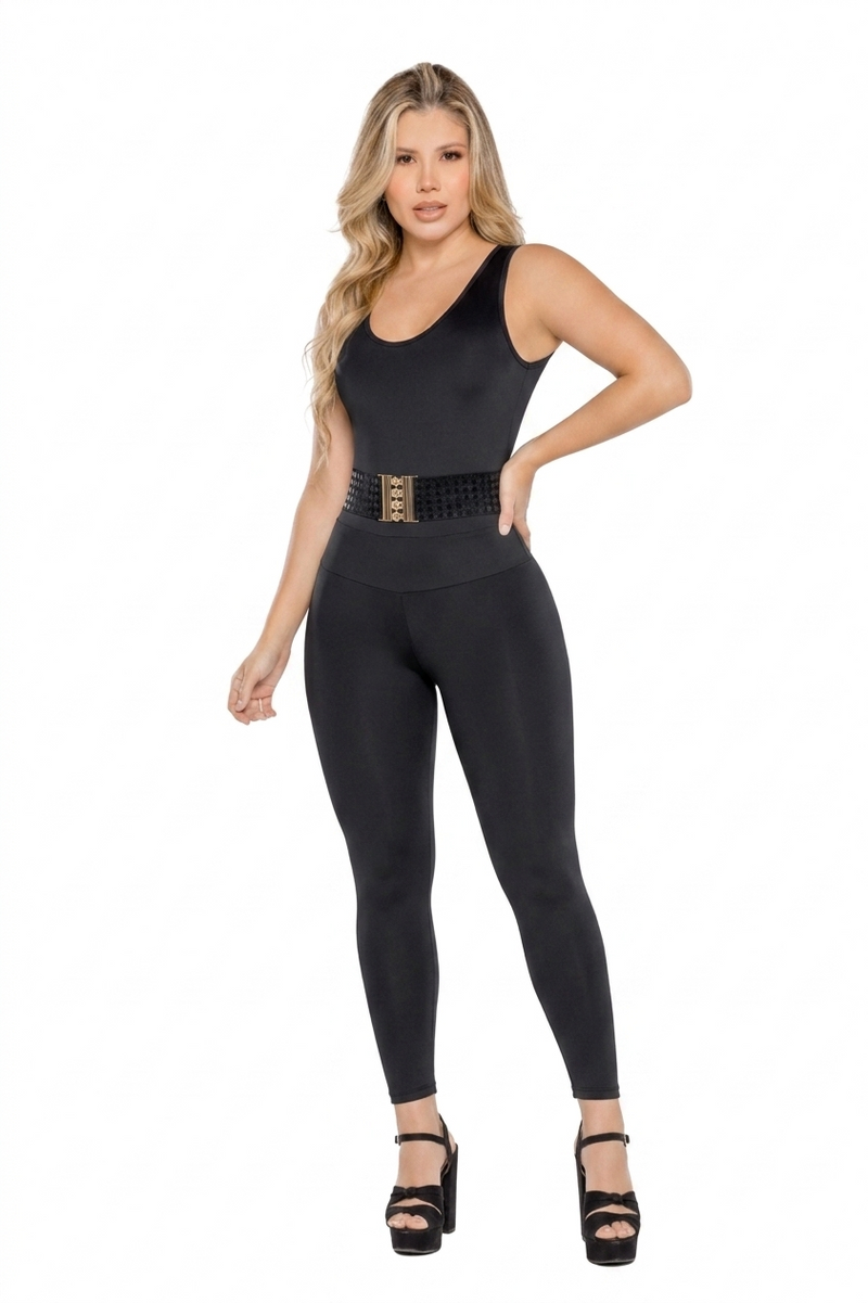 Enterizo Slim Sin Mangas con Pretina Texturizada - SMI1274