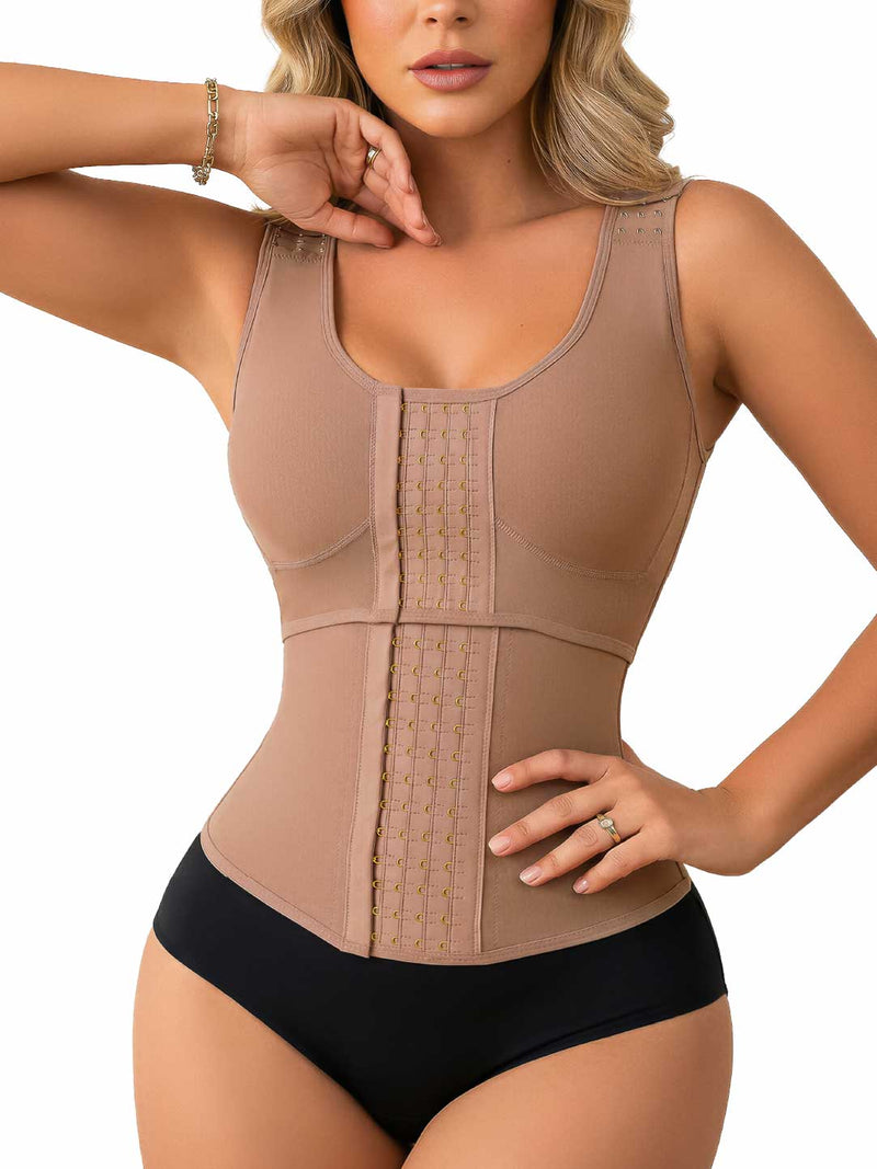 Chaleco Moldeador SMI2028 Color Cocoa con Brasier Incorporado