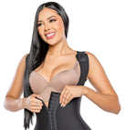 '- Faja SMI7131 LA DIOSA media pierna con triple efecto lifting
- Vista lateral con compresión abdominal y estructura progresiva
- Detalle de diseño sin costuras y panty invisible incluido
