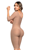faja postquirurgica con brasier, faja completa con triple realce, faja con mangas y efecto lifting, faja con vitamina e, faja con abrochadura frontal