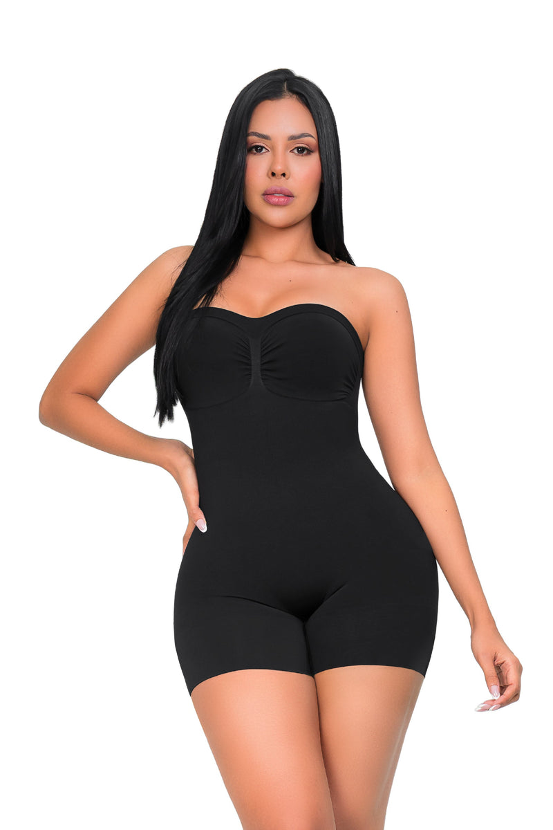 FAJA STRAPLESS JUMPSUIT; COLOMBIANA SEAMFREE - TIPO BODY SMI7168.