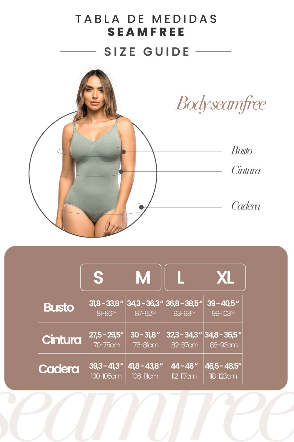 Faja cero costuras, transpirable y versátil con compresión media y tecnología Seamfree.