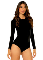 Basic Seam Free Body en color negro, ideal como capa base o pieza central para looks sofisticados