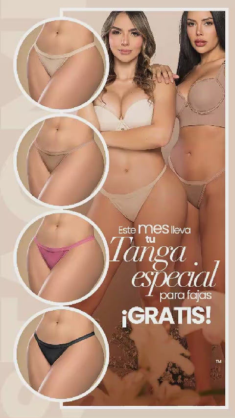 - Panty Ultrainvisible SMI04029 media pierna con encaje siliconado
- Vista lateral del panty Seamfree con ajuste natural y resorte en cintura
- Detalle de realce natural y transformación textil en panty SMI04029
